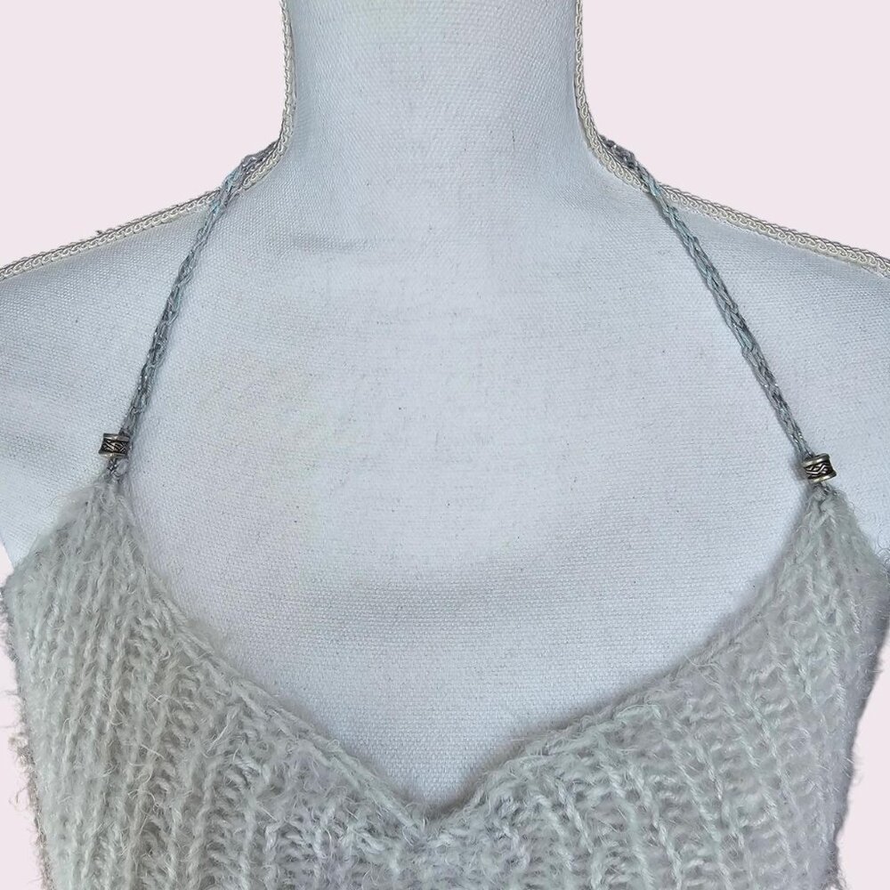 ✨ Handmade Knit & Crochet Mesh Top ✨ - Picture 5 of 6